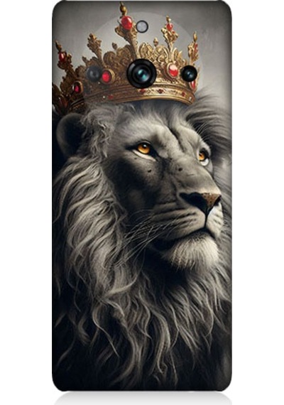 Realme 11 Pro Plus Uyumlu Taçlı Aslan 3 Desenli Silikon Kılıf
