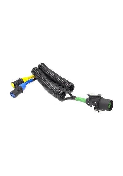 Tır Dorse Elektrik Kablosu 7'li X 2 3'lü adaptör 12 Bağlantı N11.17364