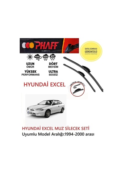 Hyundai Excel Silecek Takımı 2000 Model Araca Özel Aparat