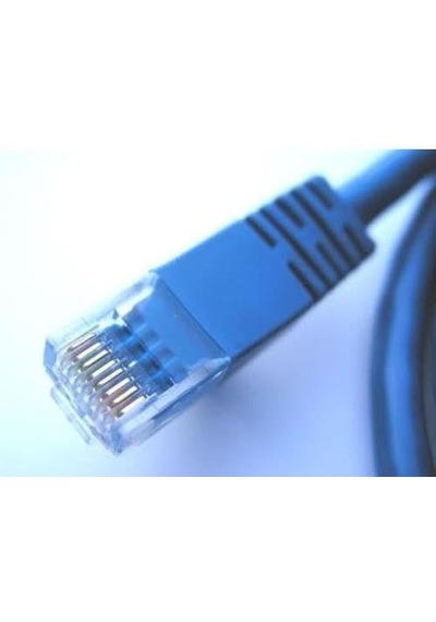 Cat6 İnternet Ethernet Kablosu, Rj45 Lan Ağ Kablosu, Mavi, 13 Metre Uzunluk, Yüksek Hızlı Veri İletişimi İçin