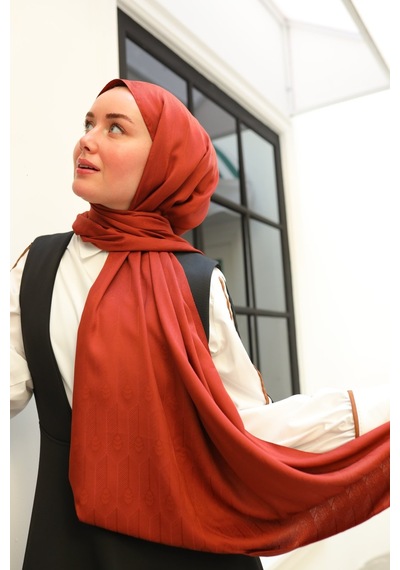 Silk Home Deluxe Şal 40004-18 Kiremit