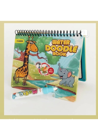 Water Doodle Book Sihirli Boyama Kitabı 4 Sayfa
