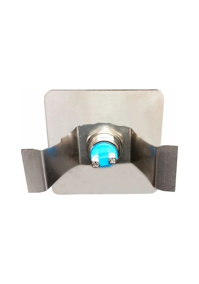 Lockway Paslanmaz 304 Kare Zil Butonu 70x70mm