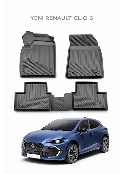 Yeni Renault Clio 6 2026+ 3d Premium Havuzlu Oto Paspas Clio 6