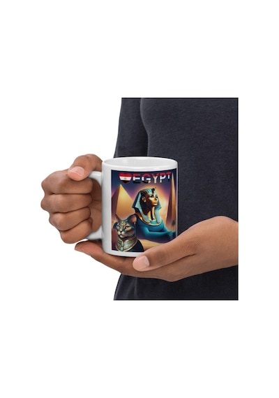 Mısır Kupa Bardak 2 Adet Seyahat Hatıra Egypt Mug