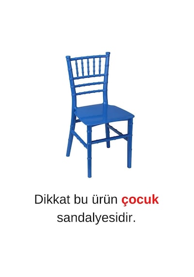 Galleon Design Luna Trend Çocuk Sandalyesi Mavi