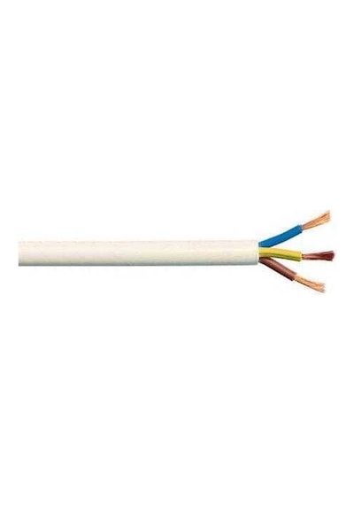 Koç 3x2,5 Mm² Ttr Kablo Çok Telli Yumuşak Beyaz H05vv-f-5 Metre