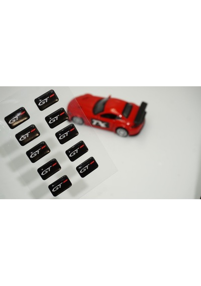 Citroen GT Yeni Nesil Logo 3D Cam Açma Torpido Konsol Ayna Çıkart