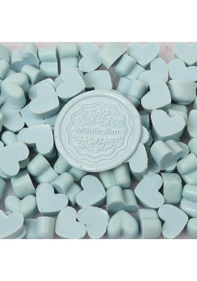 Mühür Mumu Eritme Kalp Boncuk Paket Model No: 51 MAVİ UNİCORN