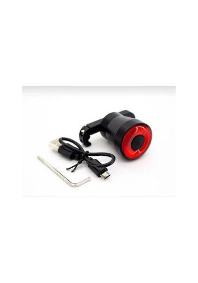 Forte Gt Usb Şarjlı Akıllı Bisiklet Arka Işık Xbyc 6041 Siyah