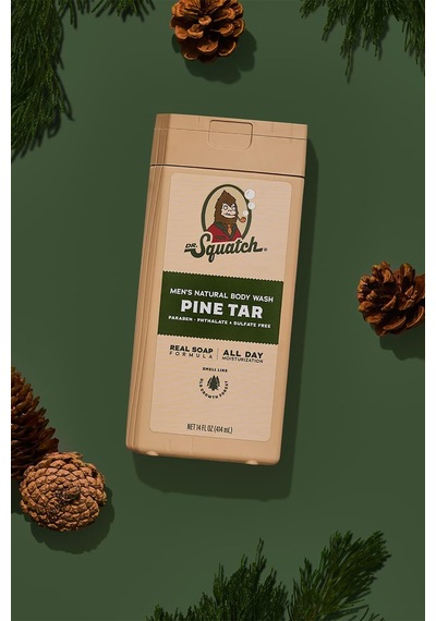 Dr. Squatch Men's Pine Tar Duş Jeli 414ml Çam - Deniz Rezenesi