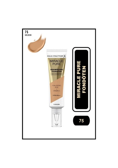 Miracle Pure Foundation Golden No:75 0