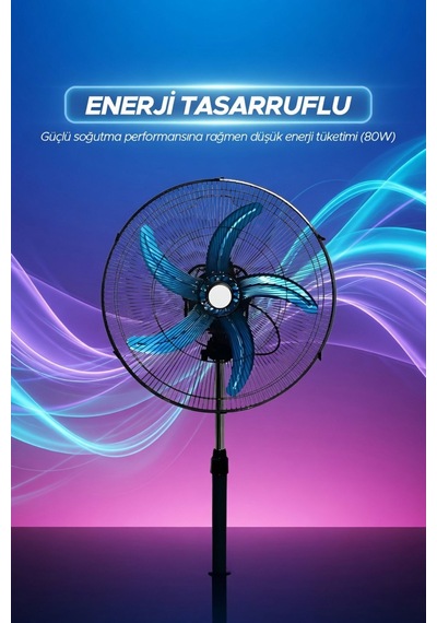 Sanayi Tip 4 Salınım Vantilatör Güçlü 18" 80w Güçlü Performansı Ve Dayanıklı Yapı Serinletici Fan Sanayi Tip 4 Salınım Vantilatör Güçlü 18" 80w Güçlü Performansı Ve Dayanıklı Yapı Serinletici Fan