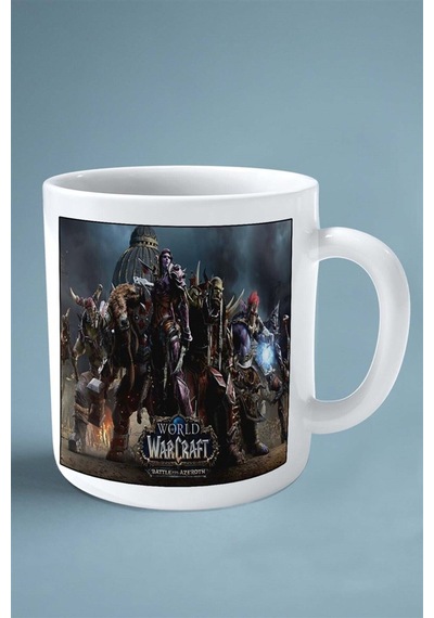 World Of Warcraft Oyun Baskılı Kupa Bardak Çift Taraflı Kişiye Özel Model 1 Çok Renkli