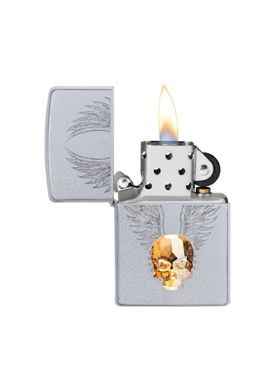 Zippo 205 Gold Skull Design Çakmak