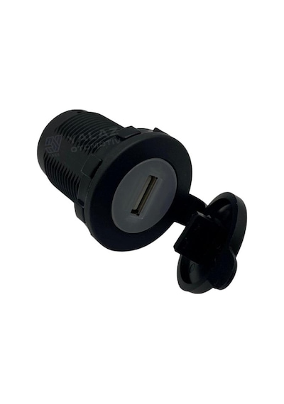 Eng 12v-24v Telefon Şarj Cihazı Usb Kapaklı Marin Led Işık