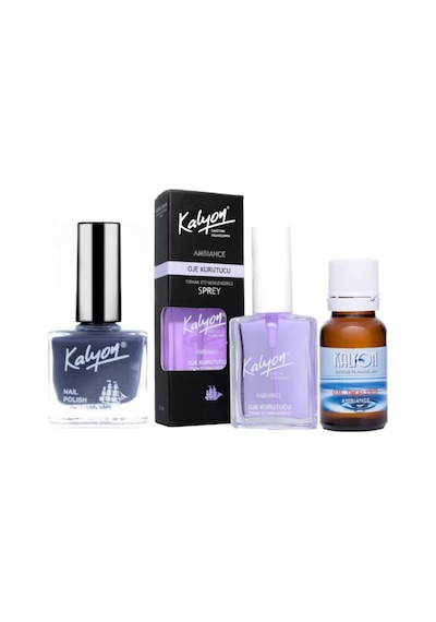 Kalyon Oje 311 + Oje Kurutucu Sprey 17 ML + Oje Çözücü