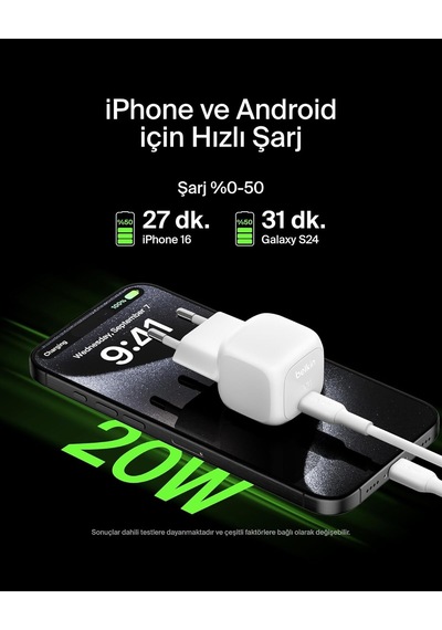 Belkin Boostcharge Küp Usb C Duvar Şarj Cihazı, 20 W Usb-c Şarj C