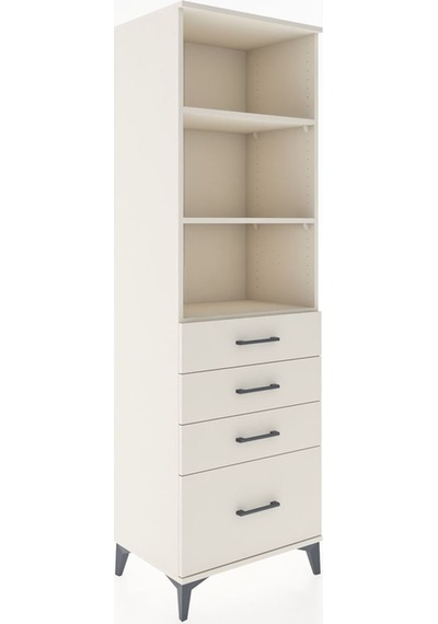 Hyperion Dolap 3 Raflı 4 Çekmeceli 60x44x195 Aytaşı-aytaşı Aytaşı