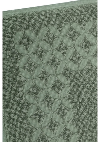 Biscay Bathmat Olive - Ekstra Yumusak, Modern %100 Pamuk 50X75Cm. Yeşil