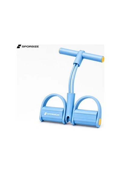 Sporsize Body Trimmer Kadınlar İçin, 2 Tüplü Hafif Dirençli Ayak Pedallı Egzersiz Aleti, Başlangıç Seviyesi Evde Fitness Ekipmanı