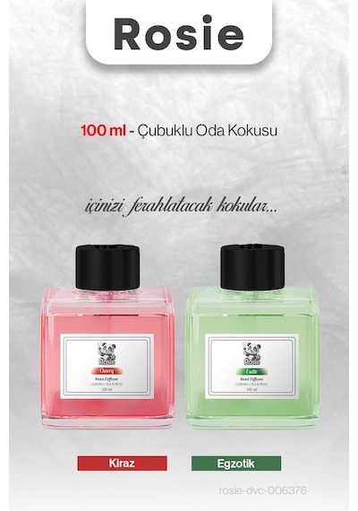Rosıe Kiraz Ve Egzotik 100 Ml Çubuklu Oda Kokusu Fresh