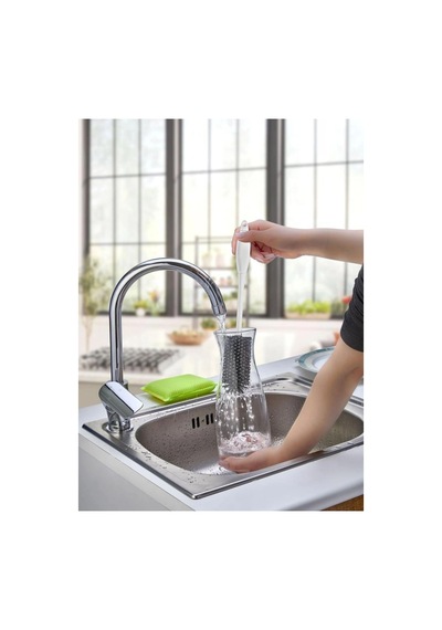 Silikon Şişe Biberon Konserve Kavanoz Matara Temizleme Fırçası Çok Amaçlı Temizleme Fırçası Bpa Free Bx40