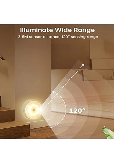 Sensörlü Usb Şarjlı Lamba Led Işık Sensörlü Lamp Gece Lambası Hareket Sensör Led Sensör Lamba Çok Renkli