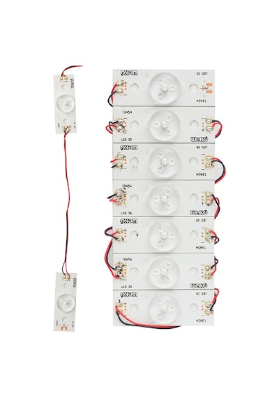 3 Volt Tek Kablolu Birbirine Bağlı Led 7'li Poşet