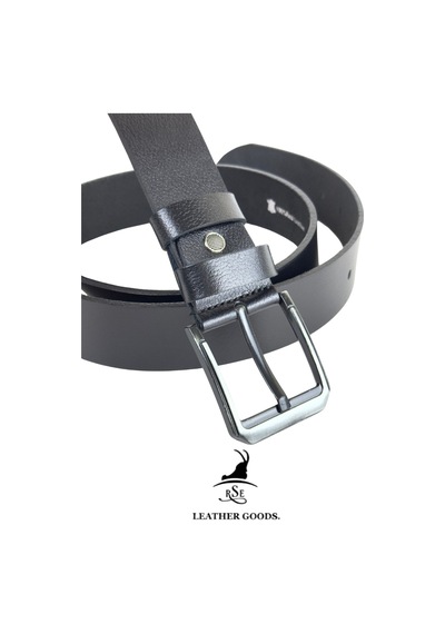 Rse Leather Goods Hakiki Deri 4,5 Cm Erkek Kot Kemeri - Manda Derisi Spor Kemer - Ekstra Kalın Siyah Siyah Rse Leather Goods Hakiki Deri 4,5 Cm Erkek Kot Kemeri - Manda Derisi Spor Kemer - Ekstra Kalın Siyah Siyah