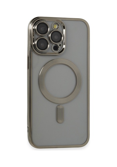 Apple iPhone  Uyumlu  14 Pro Max Kılıf Kross Magneticsafe Kapak - Titan Gri