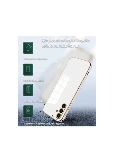 Samsung Galaxy M34 5g Uyumlu Kılıf Volet Silikon - Kırmızı