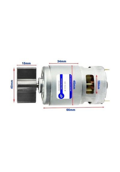 Devremarkt Rs775 Dc 12v Titreşim Motoru 8000rpm Elektrikli Masaj Koltuk Güzellik Makinesi Kurbağa Hayvan