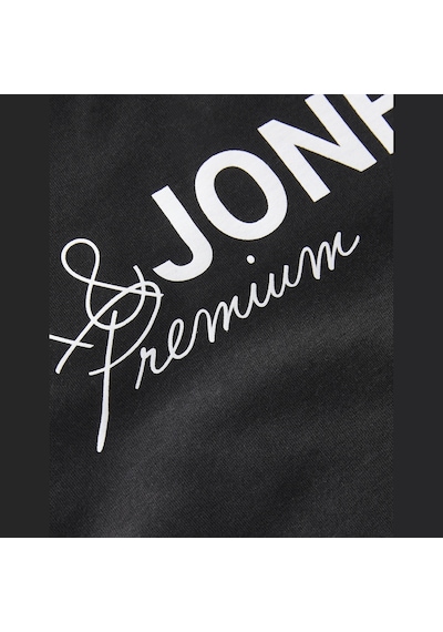 Jack & Jones Erkek Gögüs Baskili Tisört - Blaneo - 12298018 Siyah