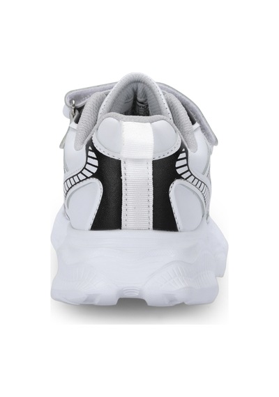 Slazenger Fıffy Unisex Çocuk Cırtlı Beyaz / Siyah Günlük Spor Ayakkabısı Beyaz - Siyah