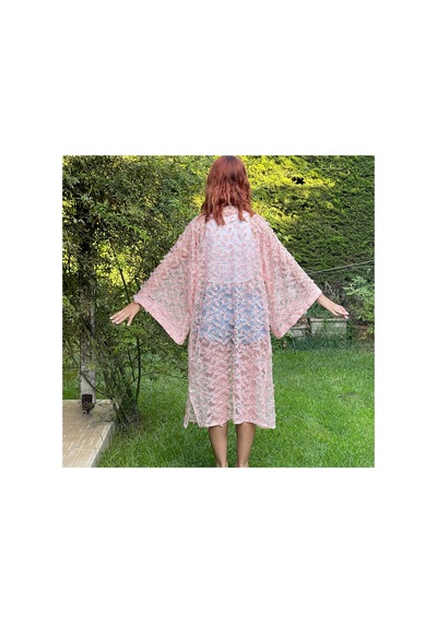 Lila Mare Tül Dantel Handmade Beachwear Yazlık Kimono Standart Bedenlere 36-44 Arası Uygundur Renkli Renkli Lila Mare Tül Dantel Handmade Beachwear Yazlık Kimono Standart Bedenlere 36-44 Arası Uygundur Renkli Renkli