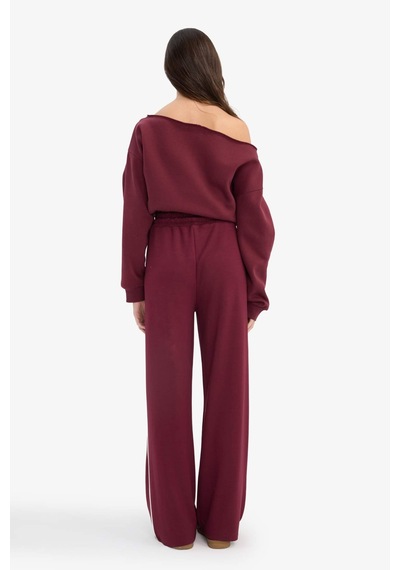 Defacto Straight Fit Cepli Düz Paça Eşofman Altı D6668ax25aubr232 Bordo-br232 Defacto Straight Fit Cepli Düz Paça Eşofman Altı D6668ax25aubr232 Bordo-br232