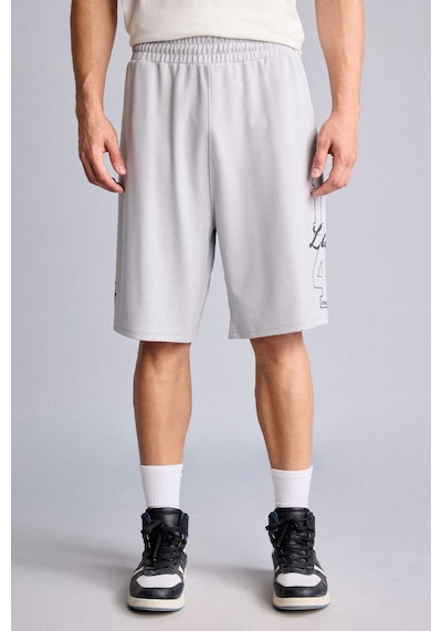 Defacto Nba Los Angeles Lakers Lisanslı Baggy Fıt Açık Gri Şort H3845ax26smgr94 Gri-gr94