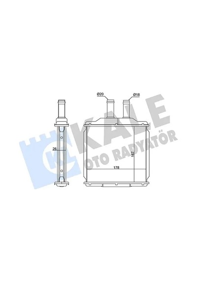 Chevrolet Lacetti Kalorifer Petegi 1.6 2004-2011 Kale 346315