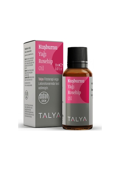 Talya Soğuk Sıkım %100 Saf ve Doğal Kuşburnu Yağı 20 ML