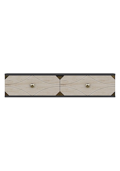 Tda1297atg - Alfa120 Duvara Montaj Tv Stand, Tv Rafı, Tv Sehpası Antrasit - Traverten - Gold 120cm Tda1297atg - Alfa120 Duvara Montaj Tv Stand, Tv Rafı, Tv Sehpası Antrasit - Traverten - Gold 120cm
