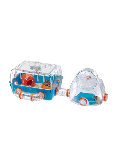 Tr Combi Hamster Kafesi, 2 Kemirgen Kafesi, Küçük Hayvan Kafesi, Hamster Aksesuarı Dahil, 79 X 30 X Y 26 Cm