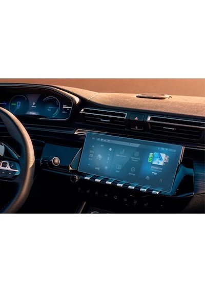 Peugeot 508 10 İnç Ekran Koruyucu Multimedya Şeffaf Nano