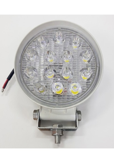 Off Road Sis Farı Çalışma Lambası Beyaz Kalın Kasa 14 Led Yuvarlak Su Geçirmez Sis Lambası Br 1