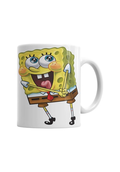 Sünger Bob Kupa Bardak Porselen No34529 Karışık