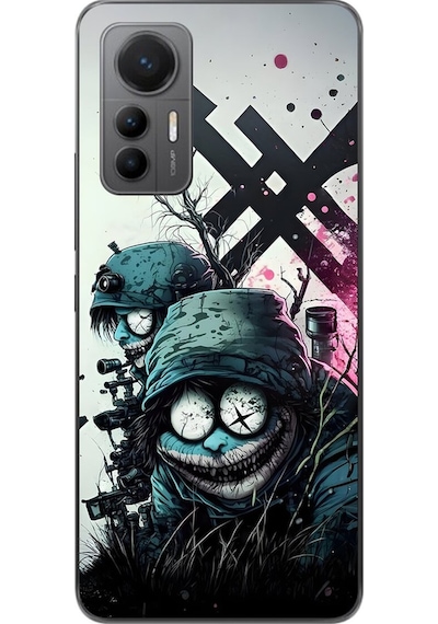 Xiaomi Mi 12 Lite Uyumlu Şeffaf Kılıf Aesthetic 6 Tasarımlı
