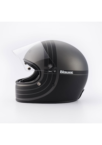 Blauer 80s Kapalı Motosiklet Kaskı Siyah