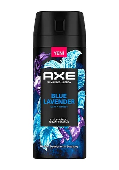 4 Adet Axe Erkek Deodorant Blue Lavender 150 Ml