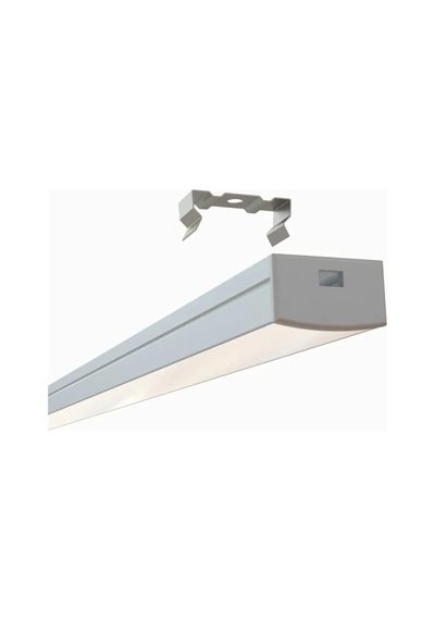 Led Profil Kanal Sıva Üstü 18x11mm Alüminyum 1mt. Aydınlatma Dekoratif Şerit Kanalı Armatür Lin Standart