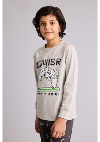 Defacto Regular Fıt 2li Pijama Takımı Erkek Çocuk G9974a826spgr400 Gri-gr400 Defacto Regular Fıt 2li Pijama Takımı Erkek Çocuk G9974a826spgr400 Gri-gr400
